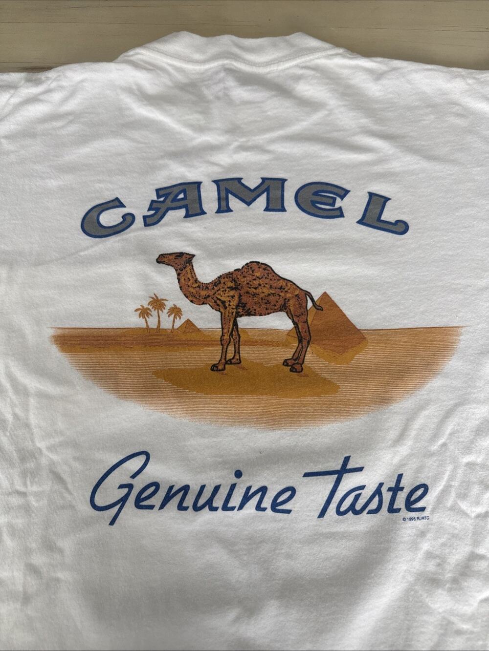 Vintage 90s Camel Genuine Taste T-shirt XL Excellent Condition Y2K